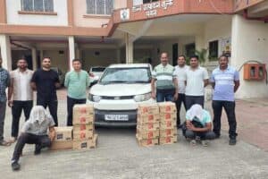 Foreign Liquor Seizure