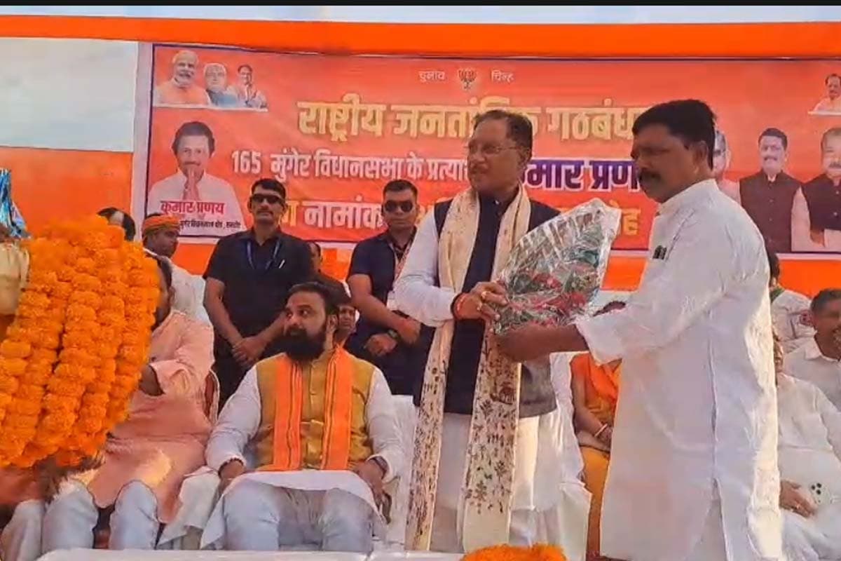 छत्तीसगढ़ के मुख्यमंत्री विष्णु देव साय का बिहार दौरा: एनडीए प्रत्याशियों को दी जीत की हार्दिक शुभकामनाएं