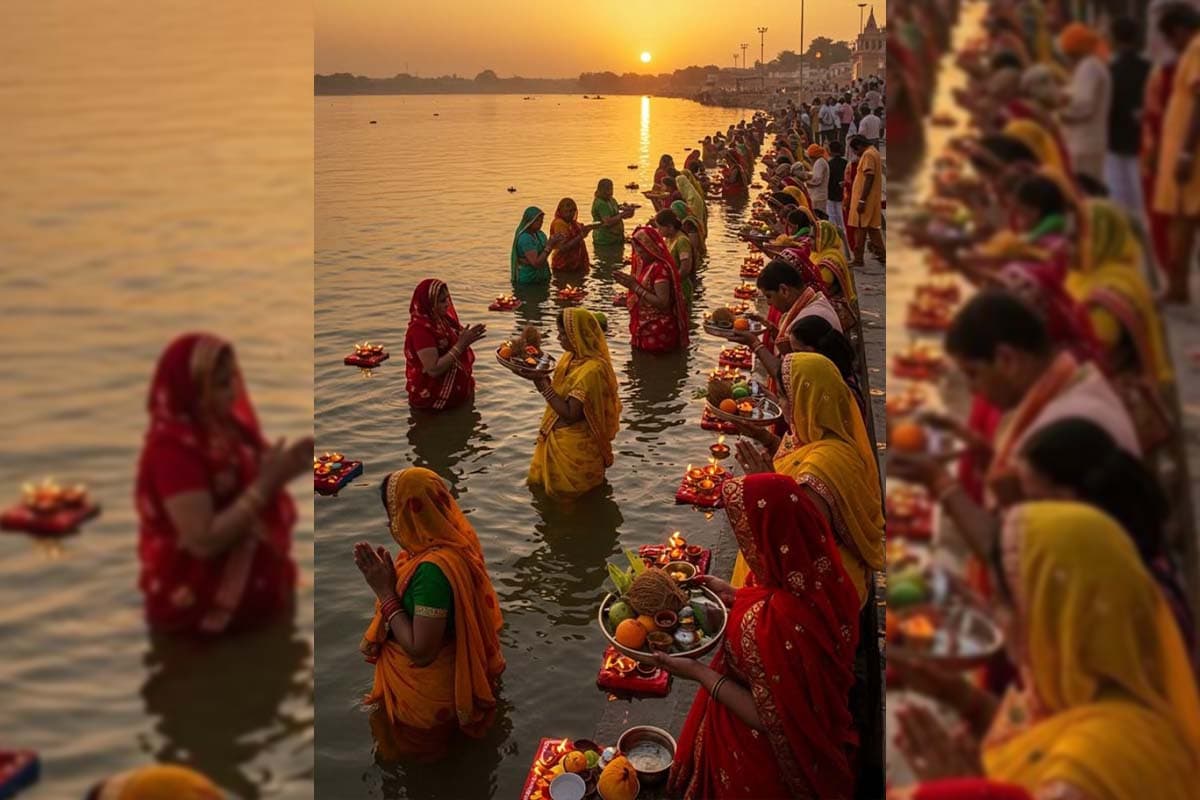 Chhath Puja 2025: अस्ताचलगामी सूर्य को अर्घ्य अर्पित करने की तैयारी पूरी, मुजफ्फरपुर में उमड़ा श्रद्धा का सागर