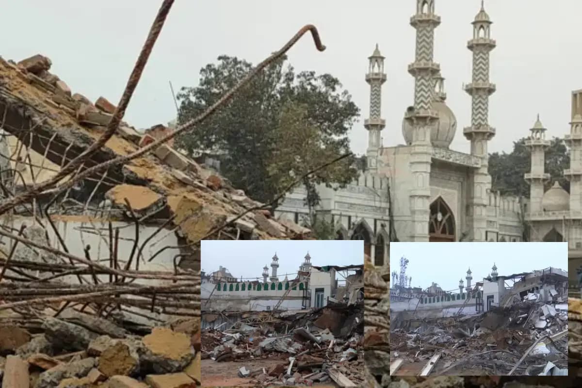 तुर्कमान गेट में अवैध निर्माण पर कार्रवाई, पत्थरबाजी से आंसू गैस तक बिगड़े हालात