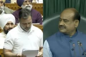 Parliament Fight, Rahul Gandhi vs Speaker on China Issue: संसद में राहुल गांधी और स्पीकर ओम बिरला के बीच तीखी नोकझोंक (File Photo)