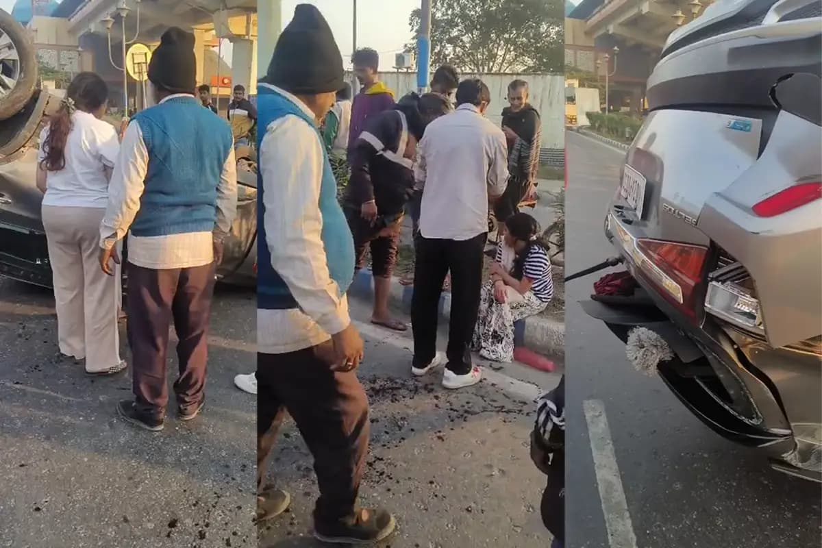Kolkata News: इको पार्क के पास तेज रफ्तार कार पलटी, बस अड्डे और डिवाइडर से टकराने के बाद बड़ा हादसा