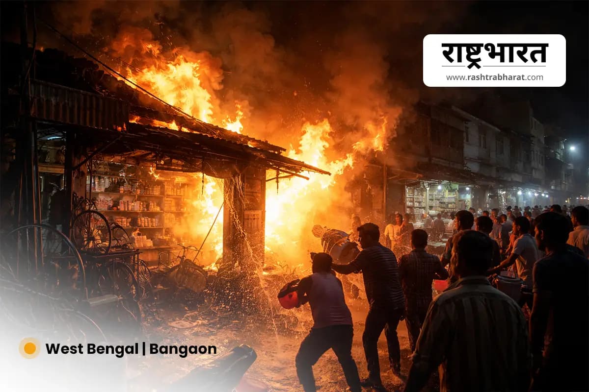West Bengal News: हरिदासपुर जामतला में आग से दो दुकानें पूरी तरह जलीं, एक दुकान आंशिक रूप से प्रभावित