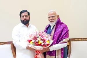 Eknath Shinde meets PM Modi Maharashtra: महाराष्ट्र के उपमुख्यमंत्री एकनाथ शिंदे ने प्रधानमंत्री नरेंद्र मोदी से मुलाकात की। राज्य के प्रमुख मुद्दों पर चर्चा हुई।