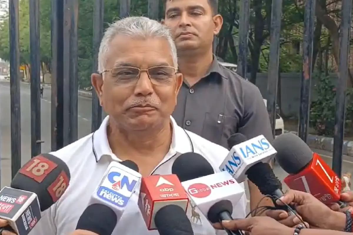 “बंगाल में कानून-व्यवस्था नाम की कोई चीज़ नहीं” – खड़गपुर में दिलीप घोष का ममता सरकार पर हमला