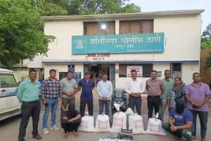 नागपुर में 55 किलो गांजा बरामद, दो आरोपी गिरफ्तार; 16.51 लाख रुपये का सामान जब्त
