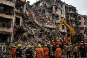 Bhiwandi Building Collapse: भिवंडी में भरभराकर गिरी 4 मंजिला इमारत की विंग, 1 की मौत, कई लोगों के दबे होने की आशंका