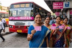 Bengal Bus Pink Card : पश्चिम बंगाल की सरकारी बसों में महिलाओं के लिए मुफ्त सफर हेतु पिंक कार्ड अनिवार्य होगा। जानिए नगरपालिका और ऑनलाइन आवेदन की पूरी प्रक्रिया व जरूरी दस्तावेज।