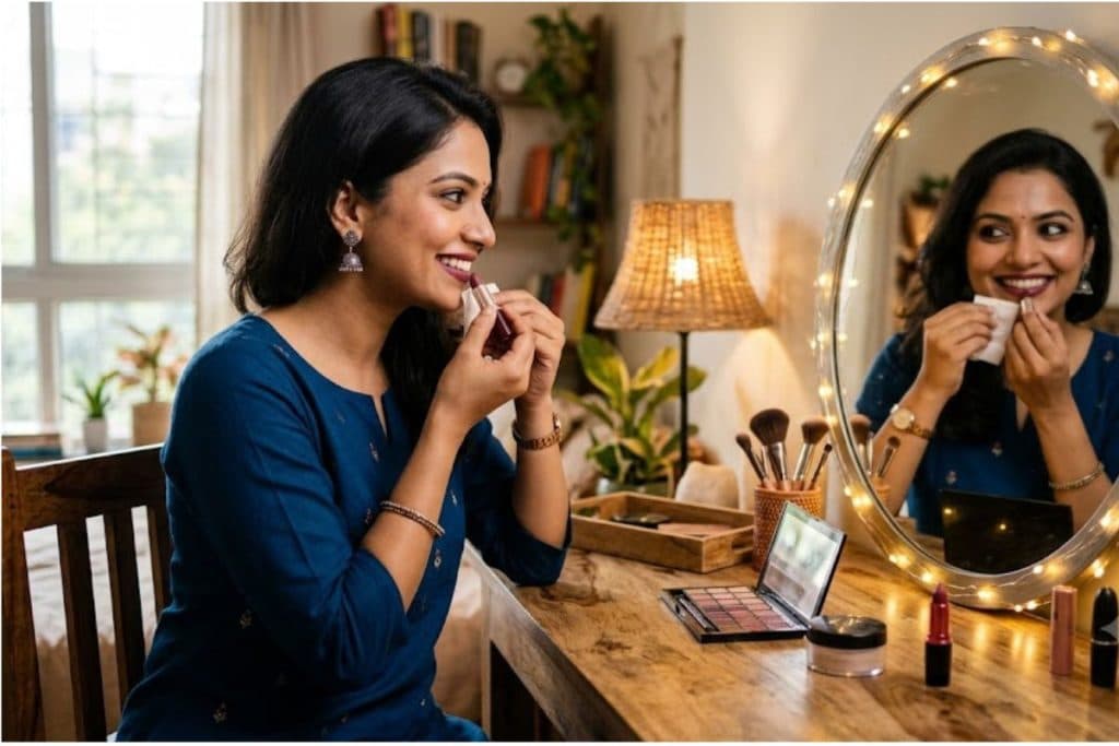 Lipstick Hacks: बार-बार लिपस्टिक फीकी पड़ने से हैं परेशान। जानिए ये 4 आसान और असरदार लिपस्टिक हैक्स।