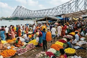 Mallick Ghat Flower Market : हावड़ा ब्रिज के पास स्थित मलिक घाट फूल बाजार बनेगा विश्व स्तरीय। जानिए कोल्ड स्टोरेज, निर्यात और राज्य सरकार की नई योजनाओं का पूरा मेगा प्लान।