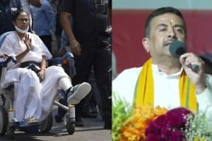 Suvendu Adhikari Mamata Banerjee Injury: पश्चिम बंगाल में सीएम शुभेंदु अधिकारी ने दावा किया कि 2021 में ममता बनर्जी के पैर में फ्रैक्चर नहीं हुआ था। शुभेंदु अधिकारी बोले डॉक्टरों की रिपोर्ट में ‘नो फ्रैक्चर’ दर्ज था।