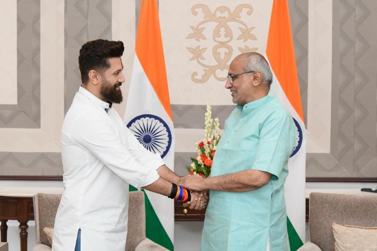 Chirag Paswan ने उपाध्यक्ष C.P. Radhakrishnan को ऐतिहासिक विजय की बधाई, लोकतांत्रिक मूल्यों को और स्मारक बनाने की उम्मीद है