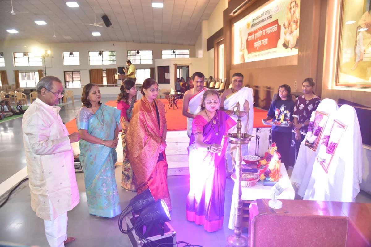 Nagpur Cultural News: अथर्वशीर्ष और पसायदान के सामूहिक पाठ से संस्कारक्षम पीढ़ी का निर्माण – कांचनताई गडकरी