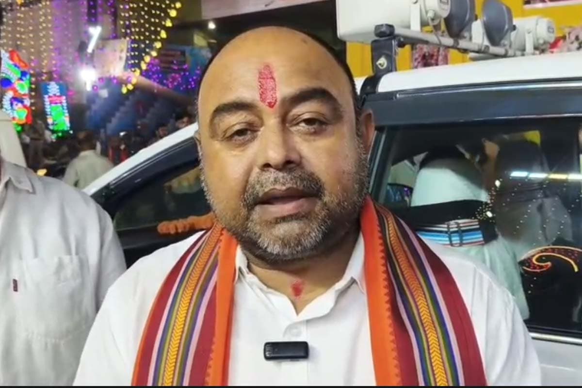 मंत्री संतोष सिंह ने विपक्ष पर साधा निशाना, मां दुर्गा से मांगी प्रदेश विकास की राह दिखाने की प्रेरणा