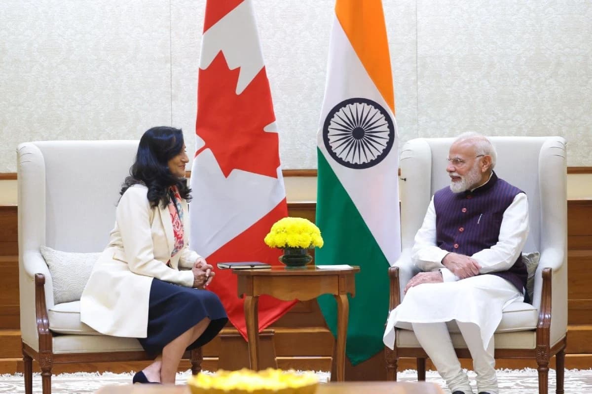 प्रधानमंत्री नरेंद्र मोदी ने कनाडा की विदेश मंत्री अनीता आनंद से की मुलाकात, व्यापार और प्रौद्योगिकी सहयोग को लेकर हुई अहम चर्चा