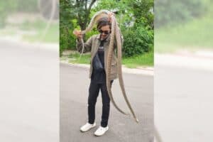 Nagpur Wildlife Rescuer Shubham G.R Saves Dhaman Snake Pair