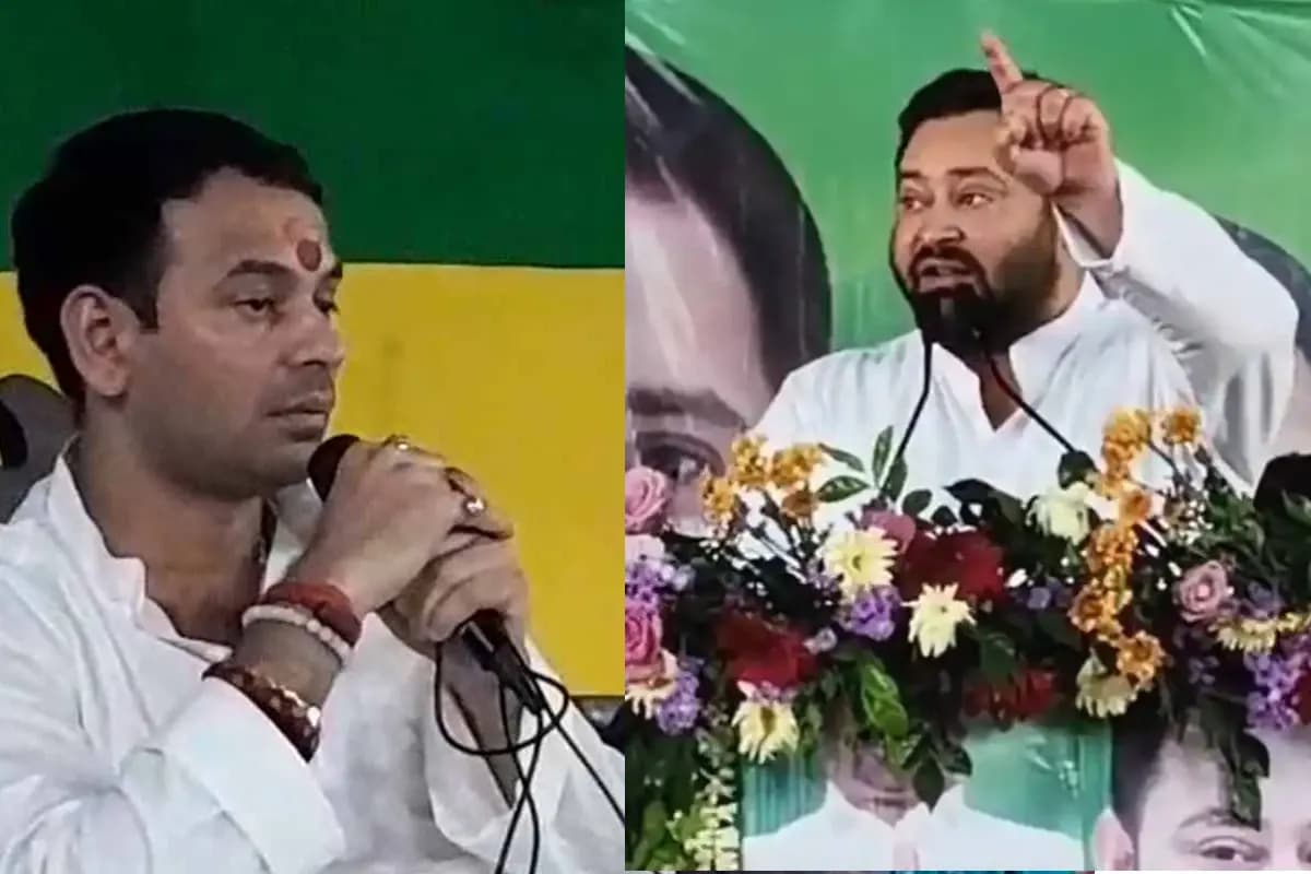 Bihar Election: पटना एयरपोर्ट पर दिखी लालू परिवार की सियासी दरार, तेज प्रताप और तेजस्वी आमने-सामने होकर भी मौन