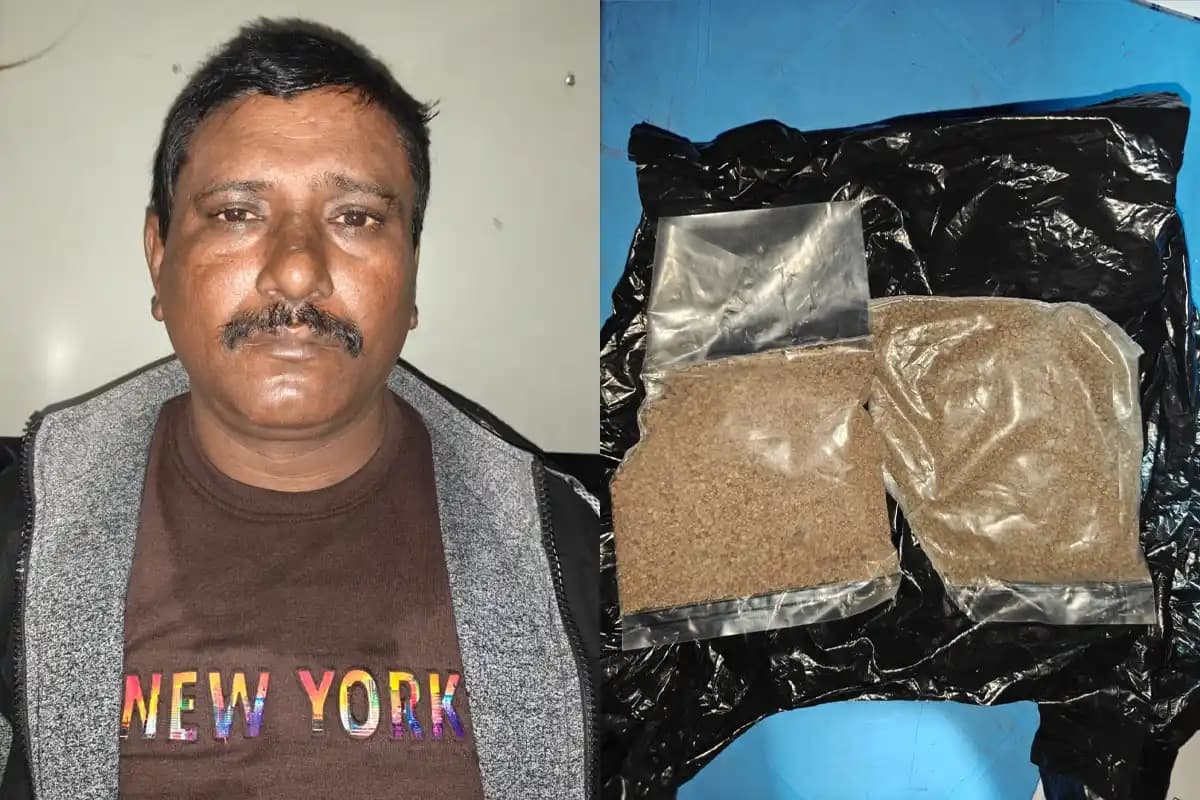 कोलकाता में 103 ग्राम हेरोइन के साथ तस्कर गिरफ्तार