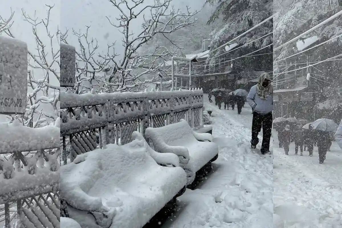 हिमाचल में बर्फ का कहर: 1250 से ज्यादा सड़कें बंद, फंसे पर्यटक; कई जिलों में ऑरेंज अलर्ट