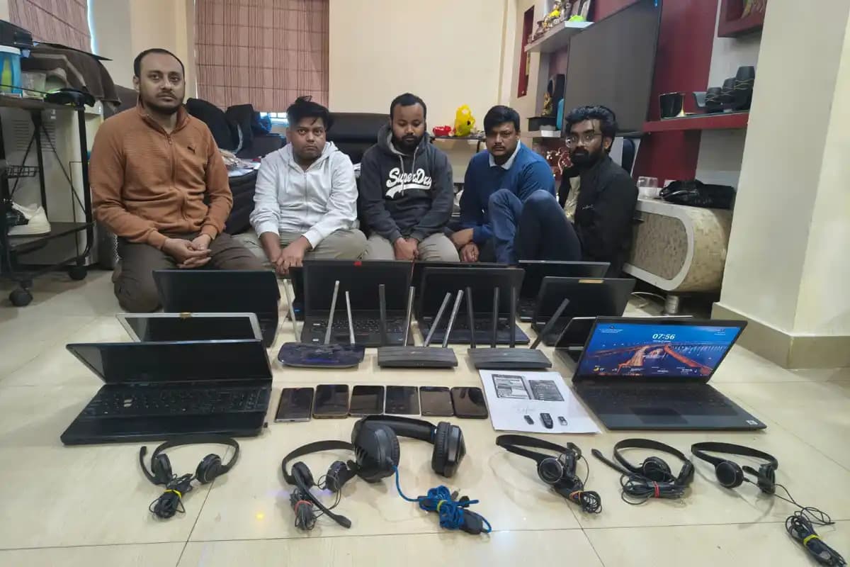 कोलकाता साइबर पुलिस ने अमेरिकी नागरिकों को ठगने वाले फर्जी कॉल सेंटर का भंडाफोड़ किया, पांच आरोपी गिरफ्तार