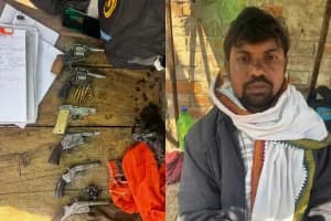 Kolkata Illegal Arms Smuggling: बिहार से हथियार तस्करी करते गया का युवक गिरफ्तार, 6 अवैध हथियार और 11 कारतूस बरामद