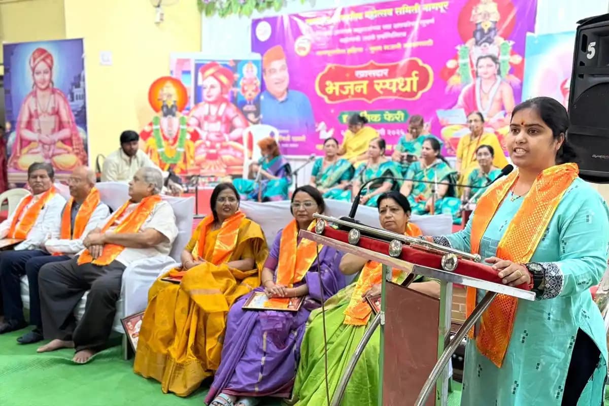 नागपुर में 754 भजन मंडलियों ने सांसद भजन प्रतियोगिता में किया विठ्ठल भक्ति का जागरण