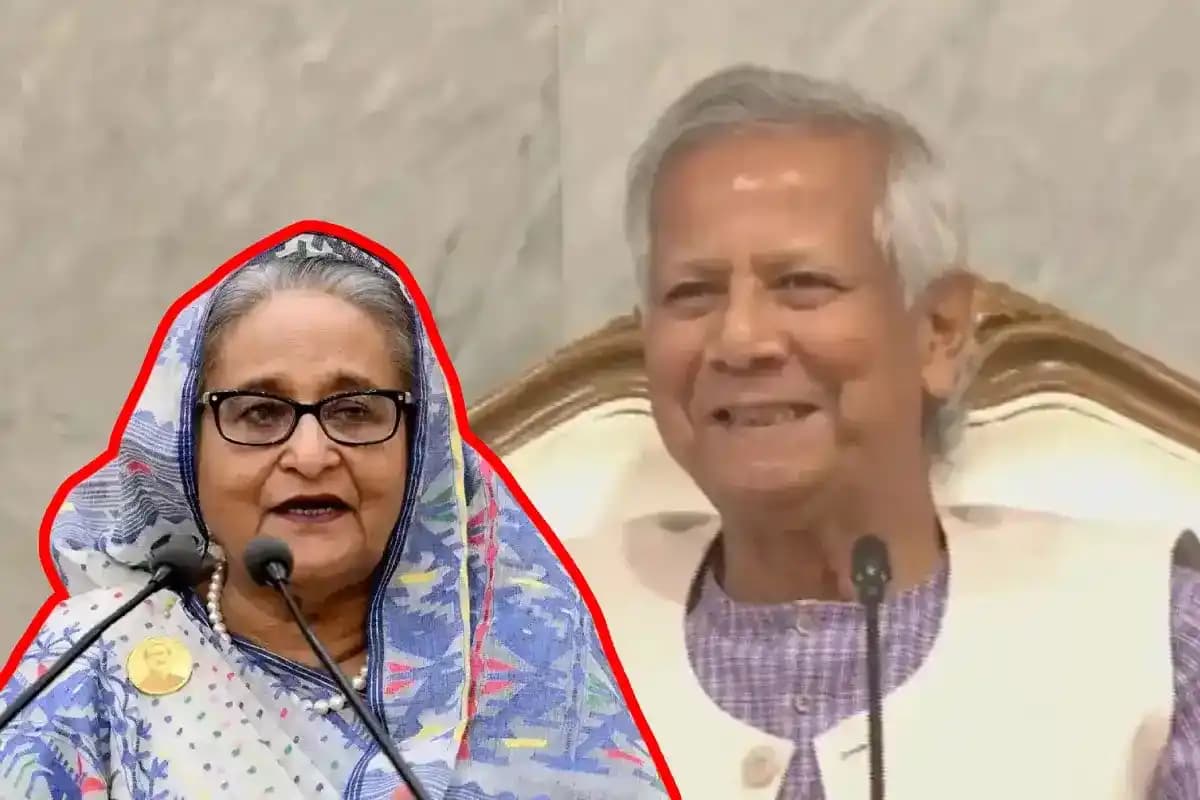 बांग्लादेश के चुनाव पर शेख हसीना का तीखा प्रहार, चुनाव रद्द करने और यूनुस के इस्तीफे की मांग