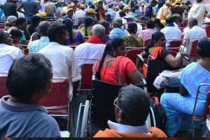 West Bengal Disability Pension Hike Demand: कोलकाता में दिव्यांग संगठन का विरोध प्रदर्शन, राज्य सरकार से मांग