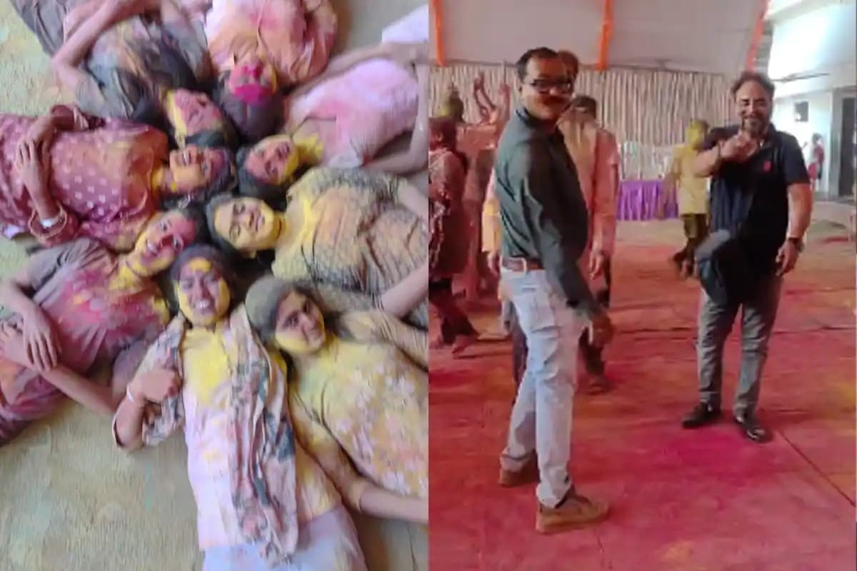 Nagpur Students Holi Celebration: परीक्षा खत्म होते ही होली का जश्न, कोचिंग के बच्चों की छुट्टियां शुरू | Photos