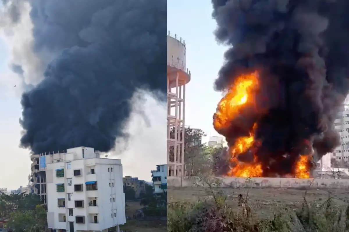 Nagpur News: चाणक्यपुरम में गटर लाइन के सैकड़ों पाइप जलकर खाक, तीन दमकल गाड़ियों ने 15 मिनट में पाया आग पर काबू | Photos