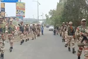 Central forces deployed Bidhannagar Commissionerate West Bengal election 2026: विधान नगर क्षेत्र में वोट से पहले दो कंपनी केंद्रीय बल पहुंची