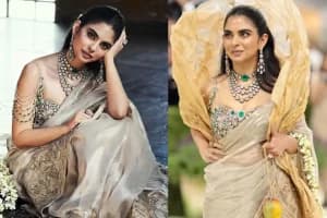 Met Gala 2026 में ईशा अंबानी का जलवा! सोने की साड़ी, शाही गहने और डायमंड्स से सजा ब्लाउज; देखिए PHOTOS