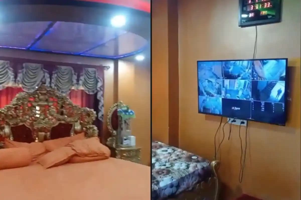 मध्य हावड़ा में फरार आरोपी के गुप्त आलीशान ठिकाने का वीडियो वायरल