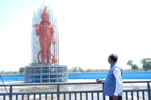 Koradi Hanuman statue inauguration Nagpur: कोराडी में 162 फीट ऊंची हनुमान प्रतिमा का निर्माण पूरा, जून में होगा भव्य लोकार्पण