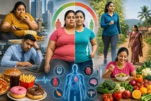 Obesity Epidemic in Maharashtra: महाराष्ट्र में मोटापा बना महामारी, एनएफएचएस-6 के चौंकाने वाले आंकड़े