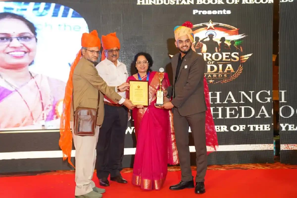 Nagpur News: शिक्षा के क्षेत्र में उत्कृष्ट योगदान के लिए नागपुर की शुभांगी श्याम हेडाऊ को राष्ट्रीय सम्मान
