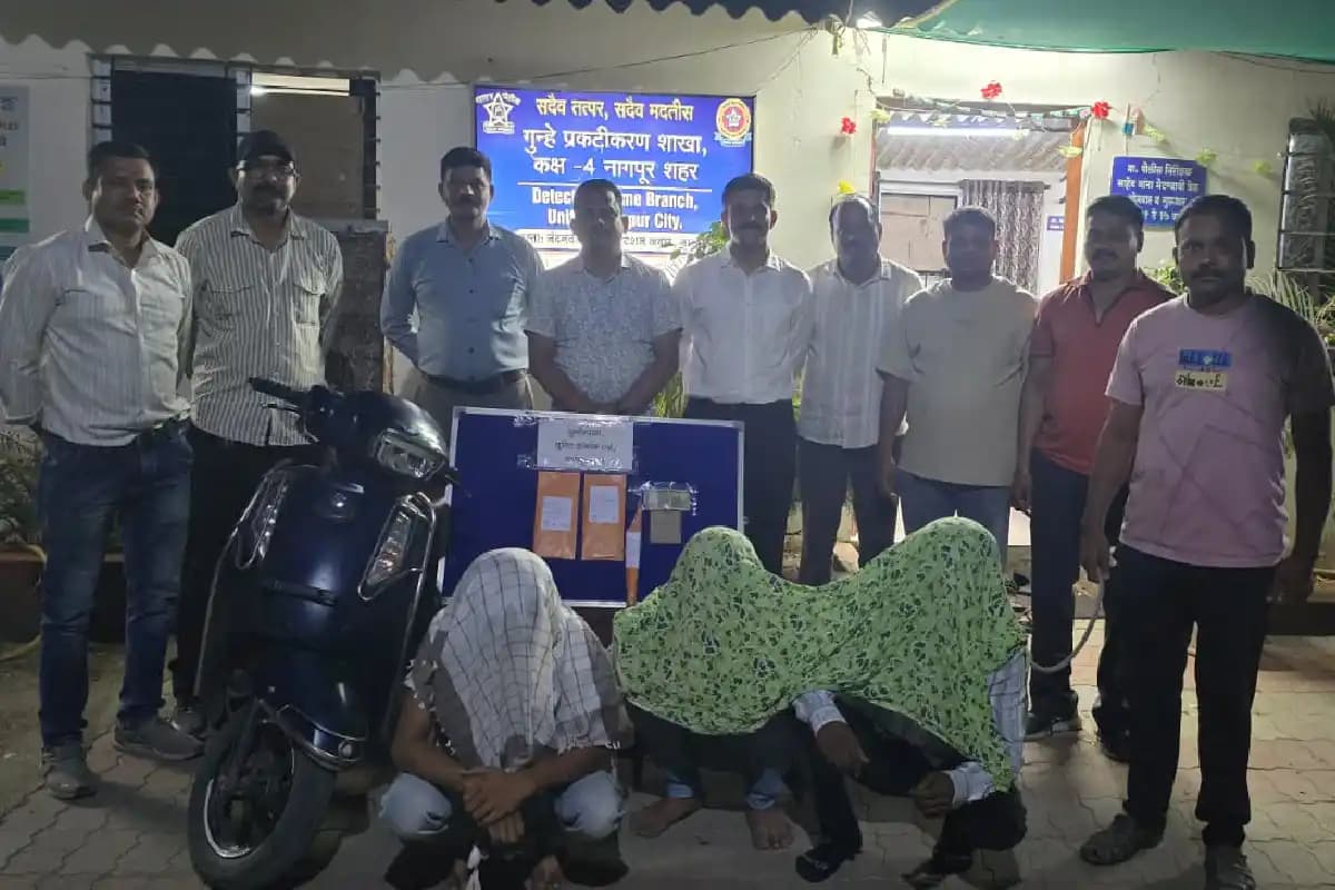नागपुर में लूटपाट के दो मामलों का खुलासा, तीन आरोपी गिरफ्तार