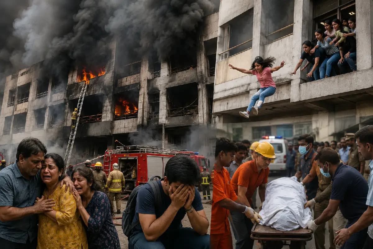 Lucknow Coaching Center Fire: कोचिंग सेंटर की आग में बुझ गए कई सपने, फिर उठे सुरक्षा व्यवस्था पर बड़े सवाल
