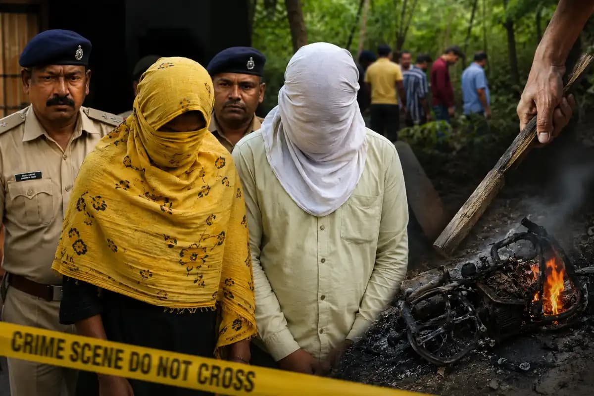 झारखंड: प्रेमी संग मिलकर पति की बेरहमी से हत्या, सिर काटकर जंगल में जलाया शव, ऐसे खुला सनसनीखेज मर्डर केस