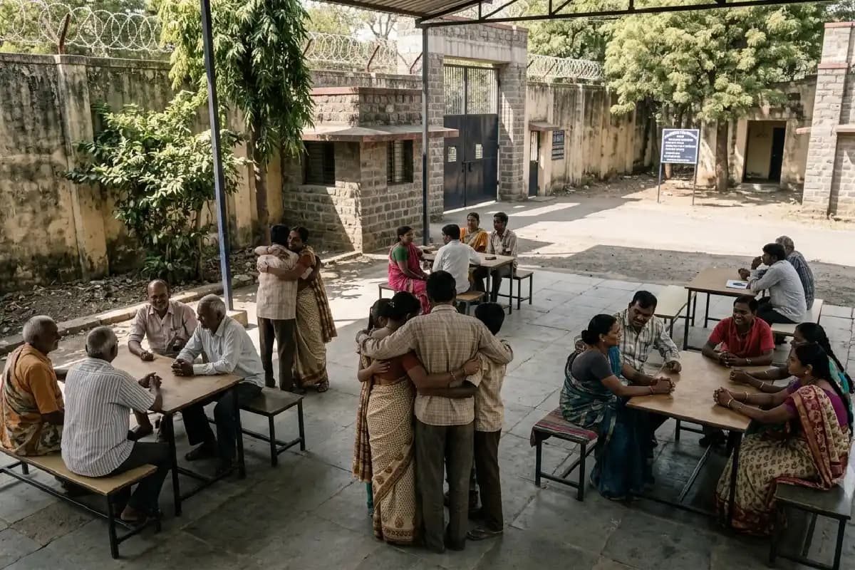 नागपुर सेंट्रल जेल में बंदी माता-पिता और बच्चों की भावुक मुलाकात, परिवारों को मिला साथ रहने और खुलकर बातचीत करने का अवसर