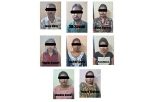 Kolkata fake call centre dating scam raid Kasba: राजडांगा में फर्जी डेटिंग सेवा के नाम पर चल रहे कॉल सेंटर पर छापा, 8 लोग गिरफ्तार