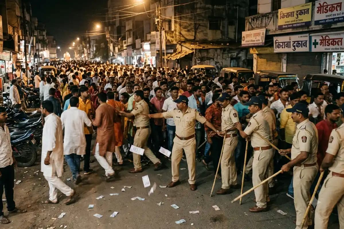 नोट उड़ाने मामले में छह आयोजकों पर पुलिस कार्रवाई, नागपुर में दर्ज हुआ मामला