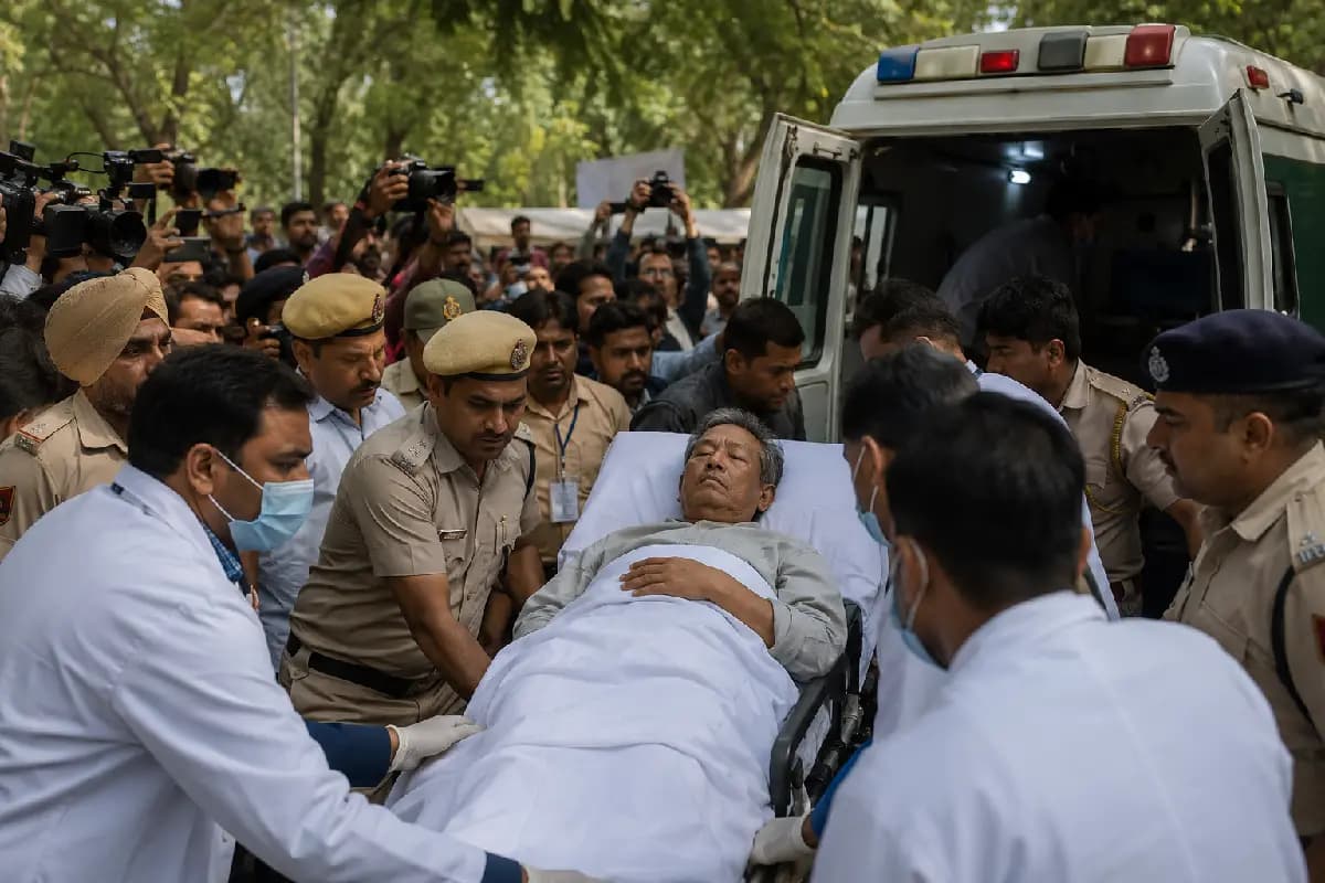 Sonam Wangchuk Hunger Strike: सोनम वांगचुक को जंतर-मंतर से अस्पताल ले गई दिल्ली पुलिस