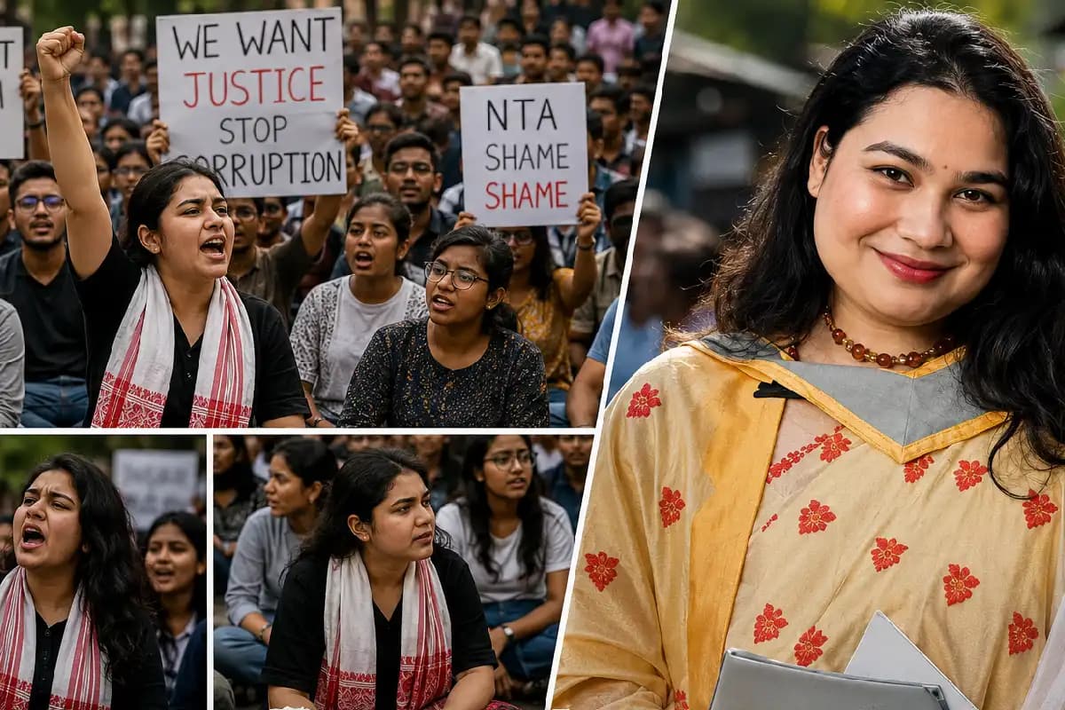 Assam Minister Daughter NEET Protest: असम में मंत्री की बेटी के विरोध प्रदर्शन से मचा सियासी बवाल, सोशल मीडिया पर छिड़ी बहस