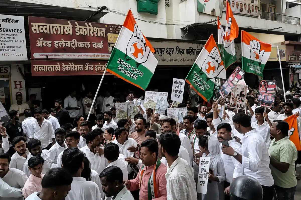 नागपुर में आज युवक कांग्रेस का गडकरी वाड़ा घेराव, ई-20 नीति के विरोध में बड़ा प्रदर्शन
