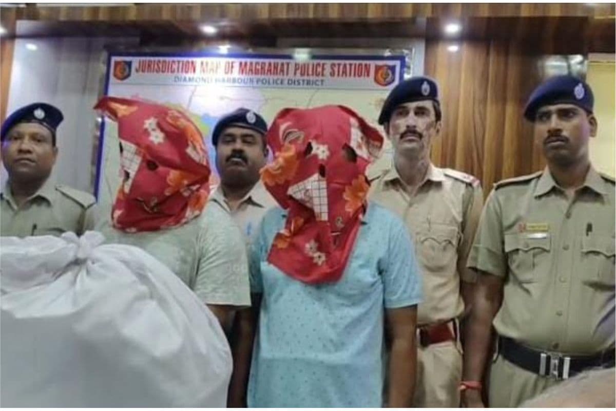 West Bengal News: मोगराहाट में 5 करोड़ का गांजा बरामद, दो संदिग्ध गिरफ्तार