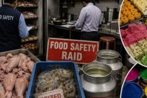 South 24 Parganas food safety raid: दक्षिण 24 परगना में खाद्य सुरक्षा विभाग की छापेमारी से दुकानदारों में हड़कंप मच गया है। बिना लाइसेंस चल रही 11 दुकानें सील हुई हैं और एक हफ्ते के भीतर 1,000 दुकानदारों ने लाइसेंस के लिए आवेदन किया है।