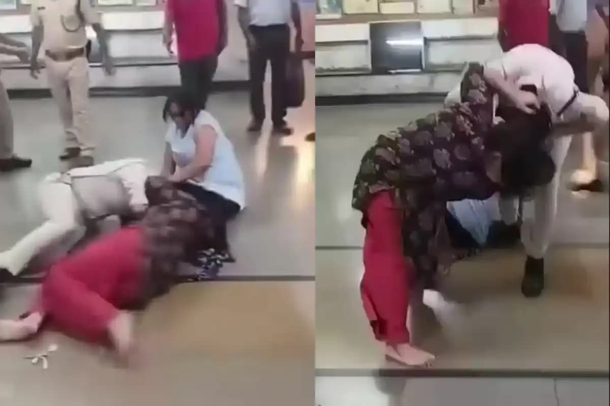 कोलकाता के नेताजी मेट्रो स्टेशन पर महिला यात्री और आरपीएफ कर्मी में मारपीट, वीडियो वायरल