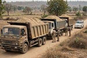 Umred Sand Transport Case: उमरेड में रेत परिवहन के दौरान ‘एंट्री’ के नाम पर 3.29 लाख रुपये वसूलने का आरोप लगा है। रेत परिवहनकर्ता की शिकायत पर पुलिस ने 8 लोगों के खिलाफ मामला दर्ज कर जांच शुरू की है।