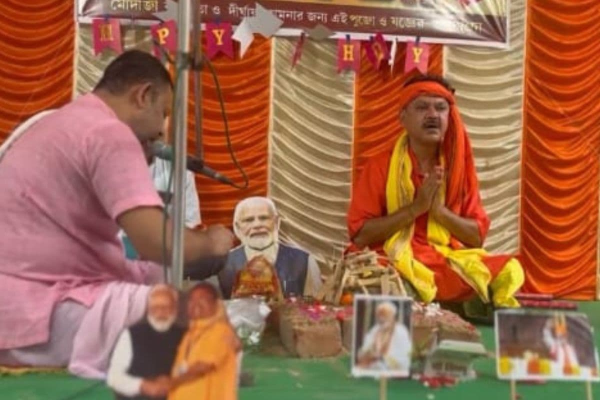 उत्तर कोलकाता में पीएम मोदी के जन्मदिन पर विशेष पूजा-यज्ञ